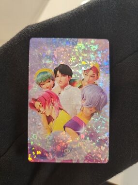 Holographic K-Pop Demon Hunters Saja Boys McDonald's Collectible Card